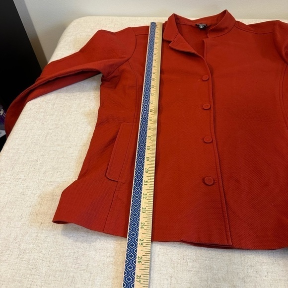 Eileen Fisher Cotton Textured Jacket Size Medium - Picture 9 of 9